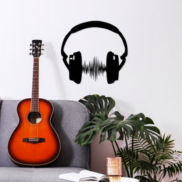 Wallity Just Music Accesorio de Pared Decorativo Negro